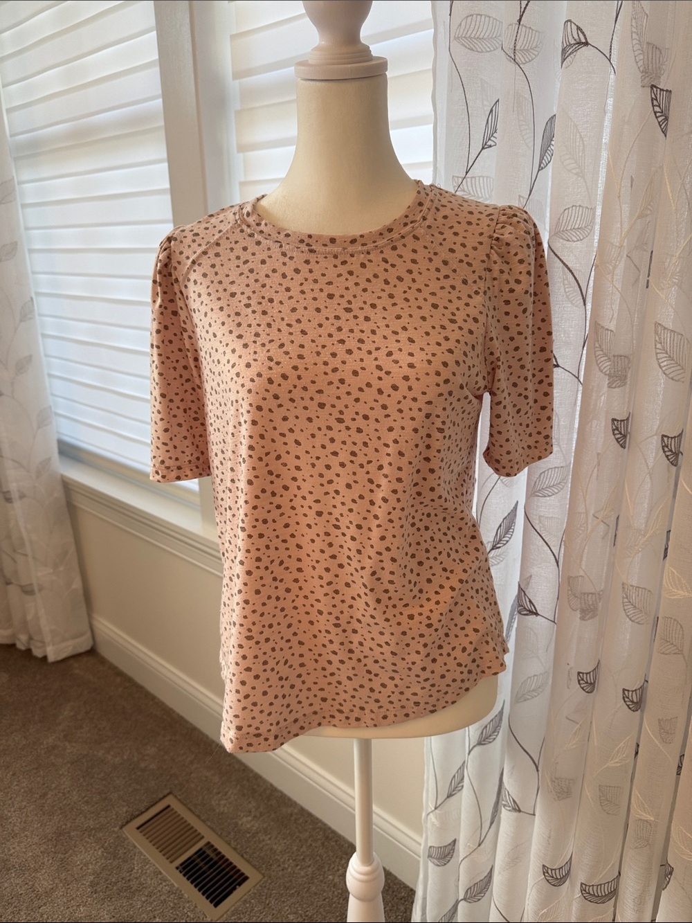 Democracy Dusty Pink Short-Sleeve Printed Tee